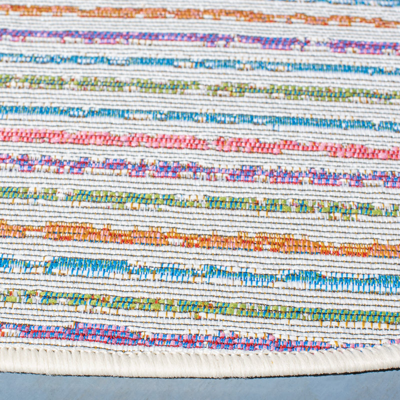 Tapis d'intérieur / extérieur Donahue Performance, Rond 6 pi 7 po
