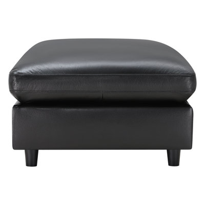 Fleetwood 45" Genuine Leather Ottoman