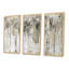 The Modern Gray Forest IV - Farmhouse, ensemble d'art mural sur toile encadrée, 3 pièces-72043151-72044139