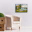 «Epic Graffiti« Early Fall On Nantucket Sound »par JL Munro, art mural sur toile, 26 po x 18 po