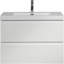 Meuble-lavabo mural 24 po avec lavabo, meuble-lavabo mural avec lavabo à surface solide et tiroirs à fermeture en douceur entièrement assemblés, gris cendré-1356177509-1356177529