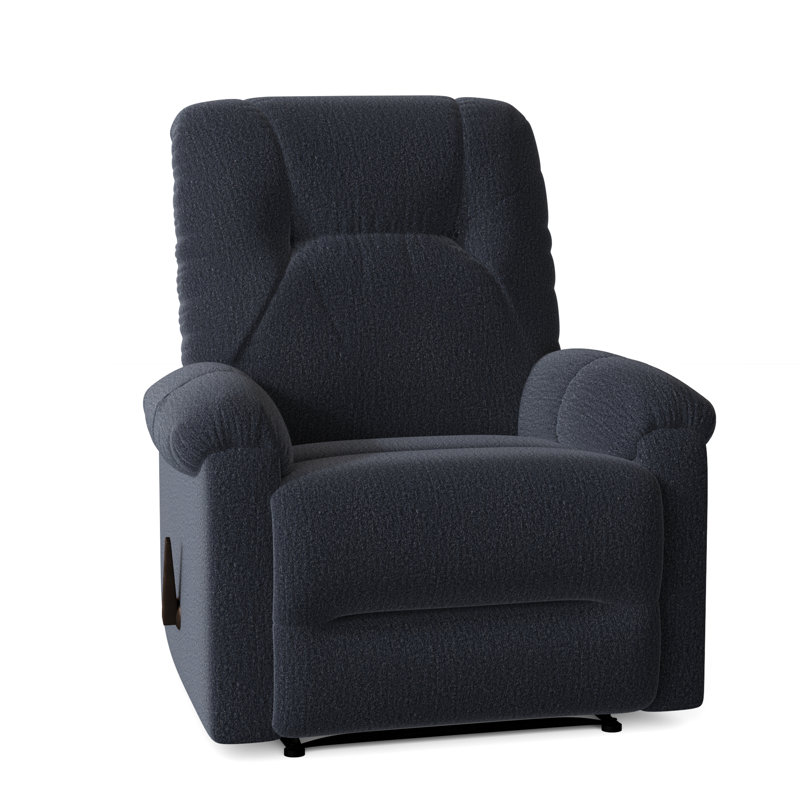 Romulus Recliner, Indigo Black Performance