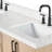Ariel Kelly 66 Inch Double Rectangular Sink Bathroom Vanity With Carrara Quartz Countertop-105988556