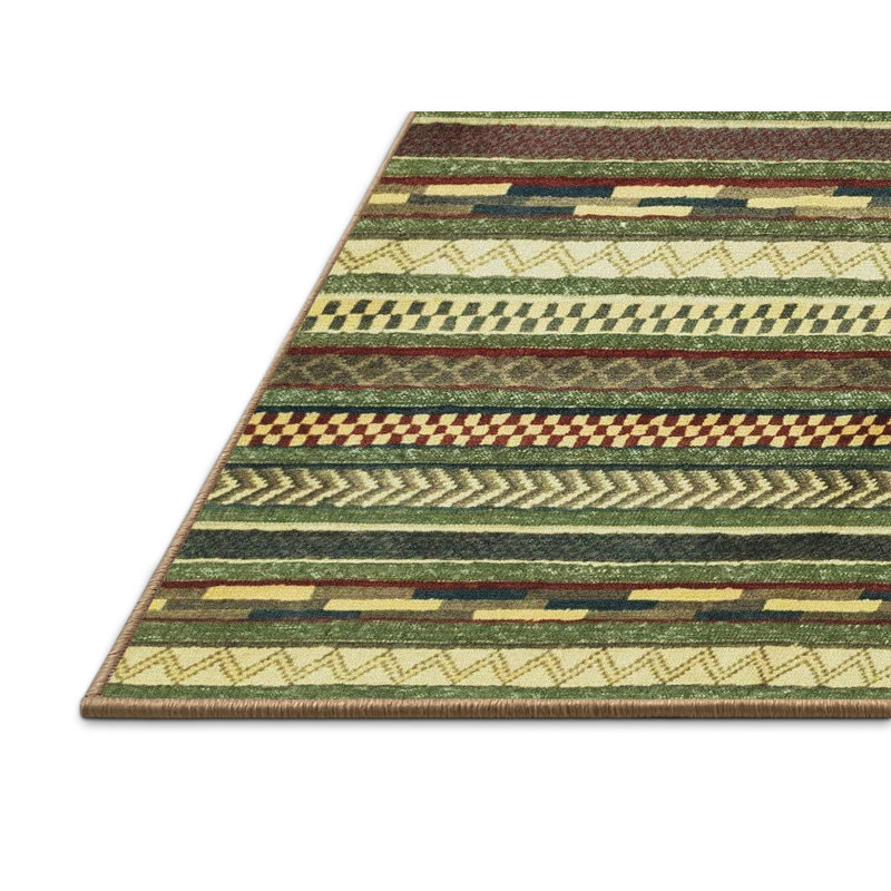 Abstract Indoor Rug, Rectangle 7' x 9'
