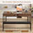 65" Dining Table Set With Power Outlet For 4-6, 3-Piece Kitchen Table With 2 Utensil Drawers, 2 Benches,  Wine Rack & Charging Station For Small Space
