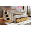 Lits multifonctionnels avec rangement, loft moderne en bois aggloméré pour petites pièces