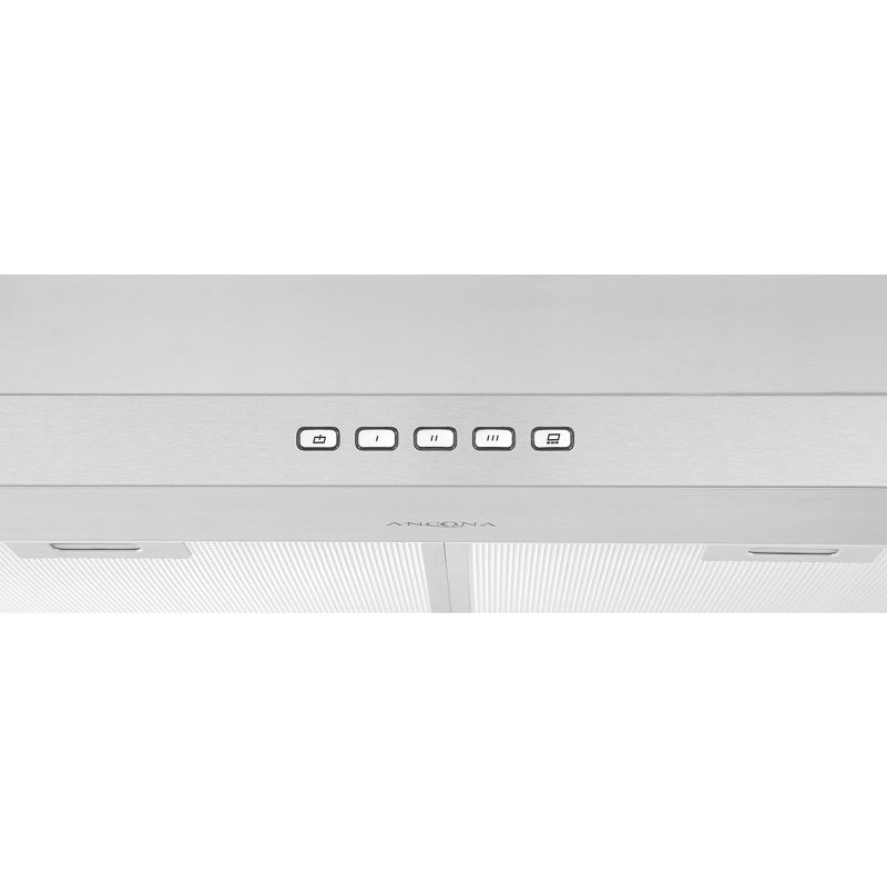 Ancona 30" Convertible Wall-Mounted Pyramid Range Hood in Stainless Steel