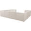 Canapé modulaire en velours Heti-87384900