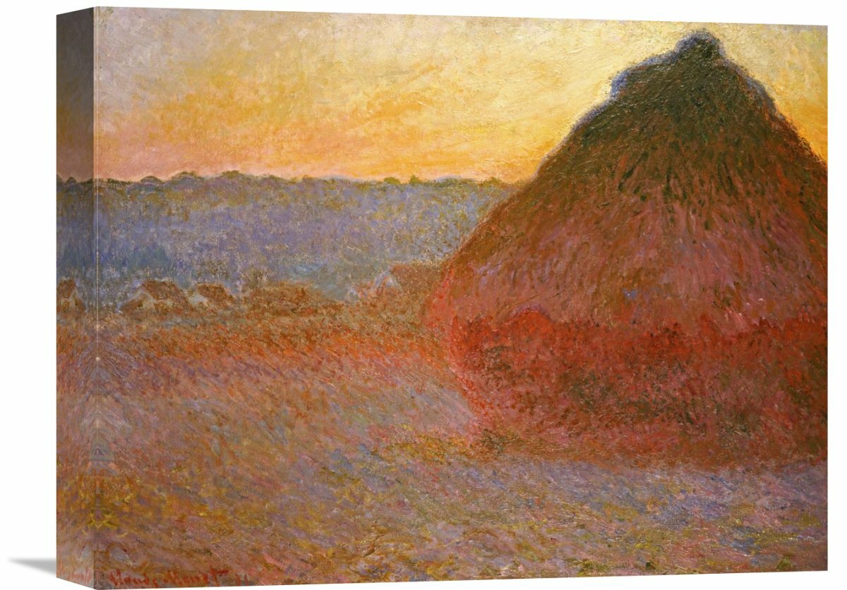 impressionism monet haystacks