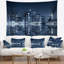 Tapisserie cityscape manhattan night reflection-28501374