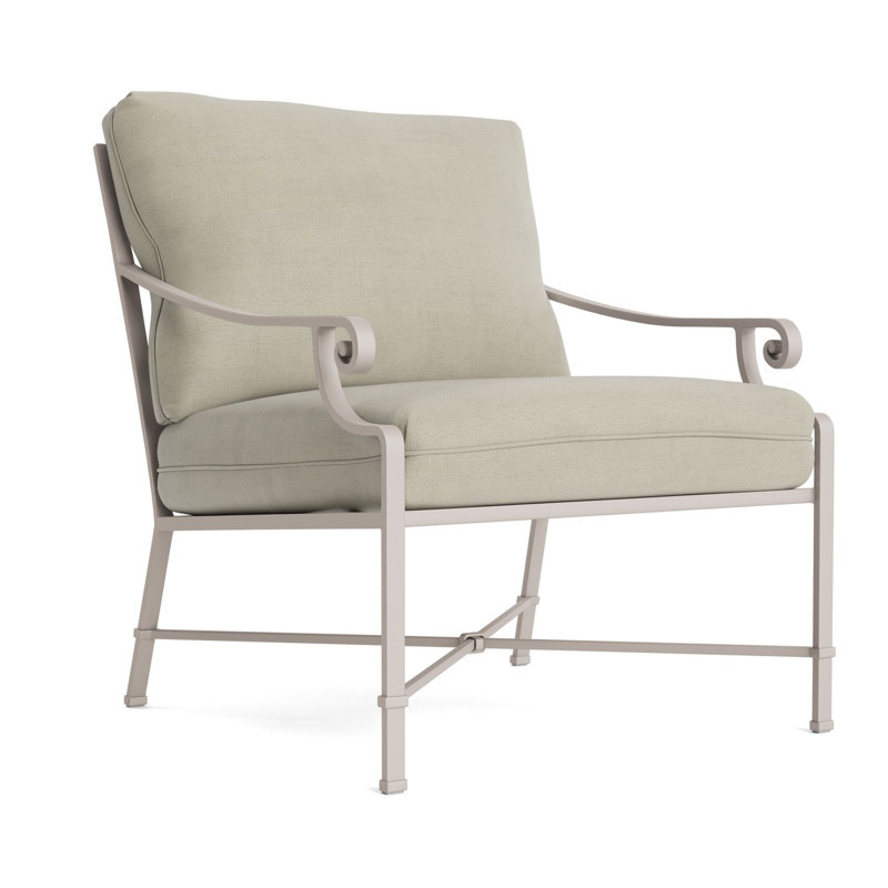 Venetian Outdoor Lounge Chair, Fusion Moccasian, Dove Smooth