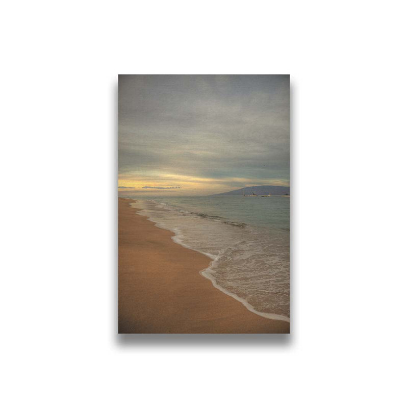 Ka? Anapali Sunrise Hawai? Ian Îles IV par Kelly Wade. Impression sur papier - Montée et encadrée, image, H 49 po x l 34 po