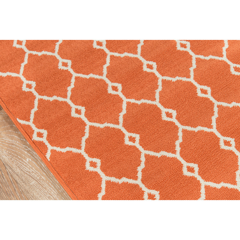 Yepez Geometric Indoor / Outdoor Rug, Runner 2'3" x 7'6"