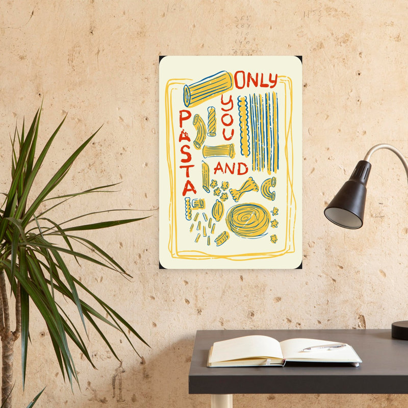 Only You Pasta by Marika Barsrsind - Wrapped Canvas Print, 60.96 cm H x 40.64 cm W