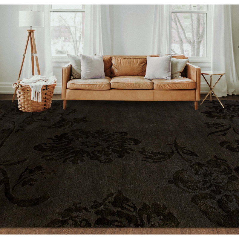 Floral Area Rug, Rectangle 6' x 9'
