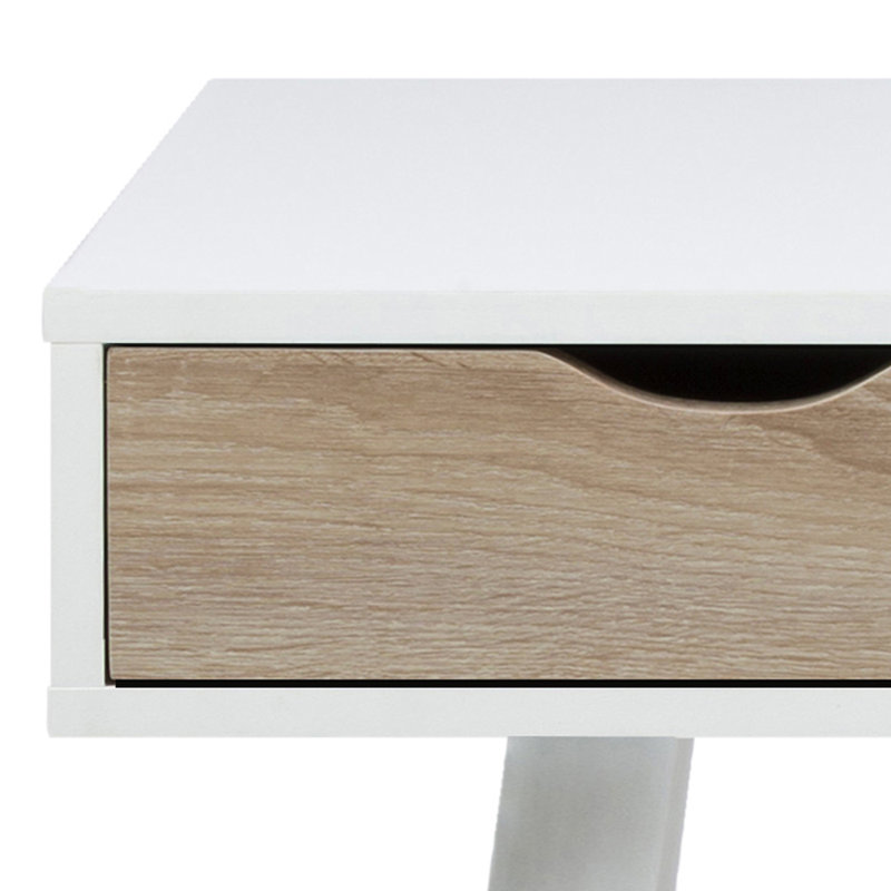 Casson Writing Desk, Oak/White