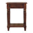 Turned Legs Chestnut 1 Drawer Side table