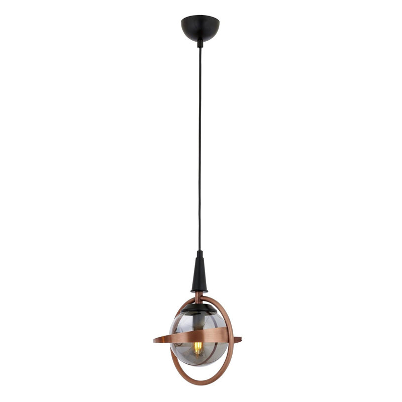Demps 1 - Light Geometric Pendant, Black