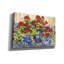 «Red Geraniums With The Blues» par Kathleen Parr, art mural sur toile-1075463898