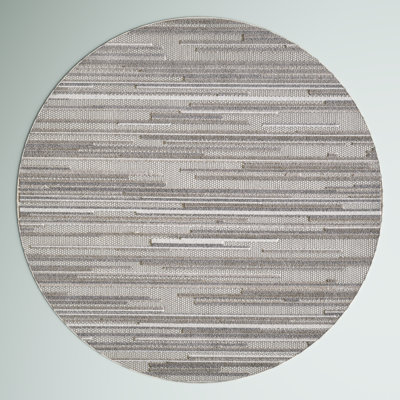 Tapis d'extérieur à rayures abstraites Gemmill