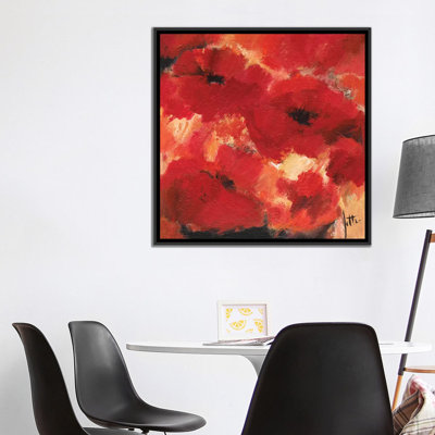 « abstract florals i », impression sur toile
