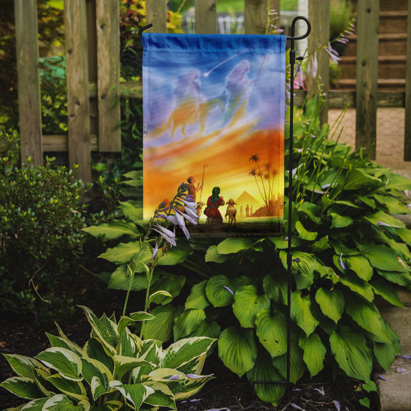 Drapeau de jardin 2 côtés berger, H 15 po x l 11 po