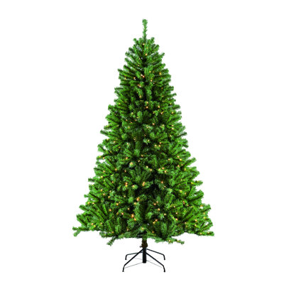 Lighted Artificial Fir Christmas Tree