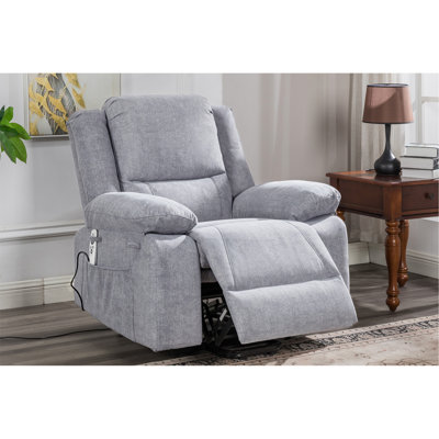 Electric Power Recliner Chair With Massage,Side Pocket