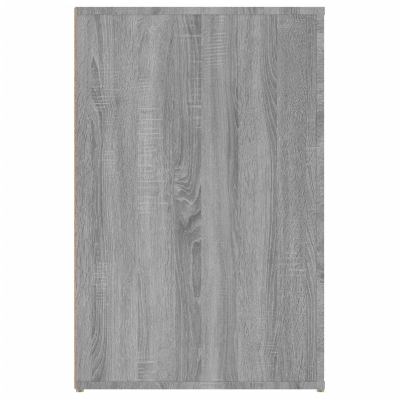 Desk 100X49x75 Cm Engineered Wood, Grey Sonoma
