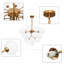 Lustre moderne 23 lumières Spoutnik