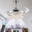 Ventilateur de plafond à DEL en cristal à 4 pales Forbell avec télécommande et ensemble d'éclairage inclus-875964091