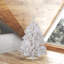 Crystal White 3' H Artificial Pine Christmas Tree
