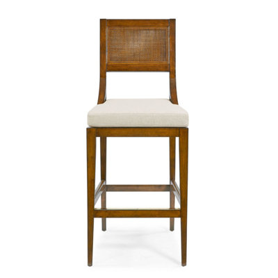 Salvador Upholstered Stool with Solid Wood Frame