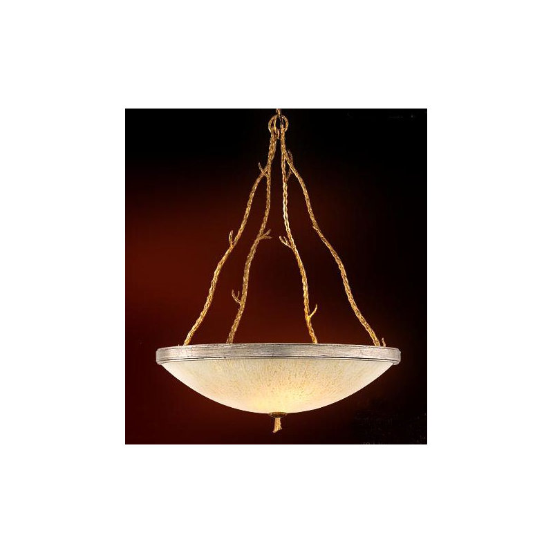 Parc Royale Unique / Statement Bowl Pendant, 41.5" H x 29.5" W