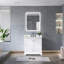 Meuble-lavabo sur pied l 36 po x H 34,2 po avec comptoir en marbre de culture blanc pur et lavabo simple-1069503542-1068242428
