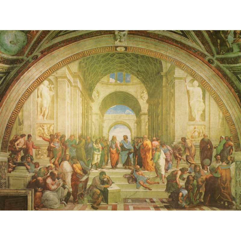 École d'Athènes, H 13 po x l 18 po
