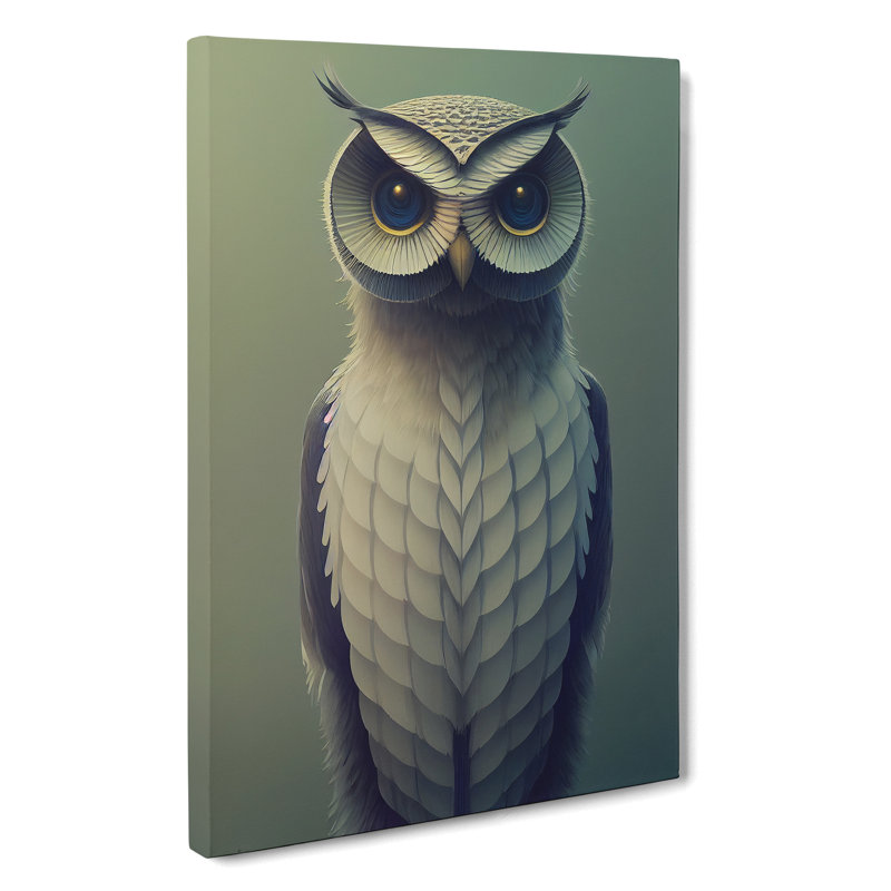 Incredible Owl - Wrapped Canvas, 50cm H x 35cm W x 3cm D