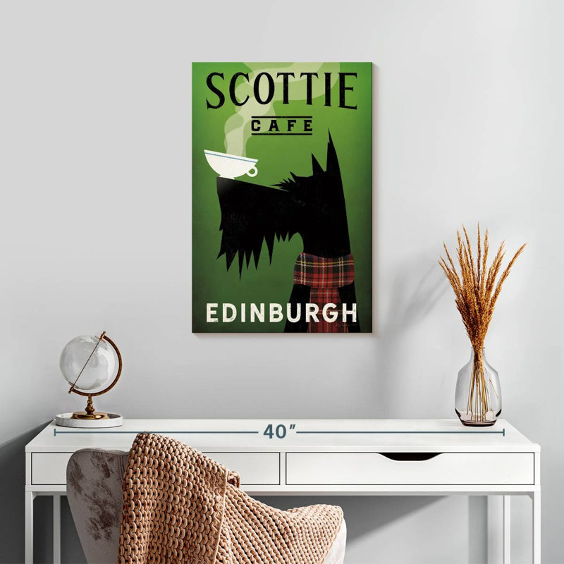 Brampt Scottie Cafe, 24" H x 16" W
