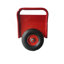 Chariot à panneau robuste, chariot à dalle, deux jolies poignées, pneus en caoutchouc solide de 10 po, super poids de 1000 lb, mouvement tout-terrain pour les panneaux de gypse épais et le matériau de la porte (rouge)-125784063