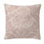 Oreiller carré en lin 20 po x 20 po Bordeau-62388206-62388208