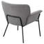 Fauteuil d'appoint rembourré à dossier capitonné horizontal-1782177507