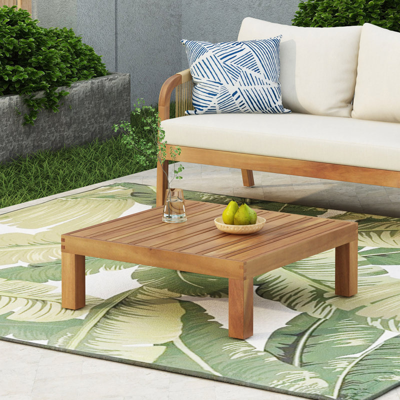 Table basse, teck