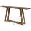 62.99cm Solid Wood Console Table