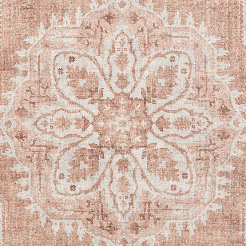 Vintage Look Digitally Printed Area Rug, Rectangle 122 x 170 cm