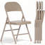 Ensemble de 4 chaises pliantes robustes en acier - siège en métal portatif, chaise d'invité supplémentaire, salle à manger, bureau, patio, solution pour sièges d'événement et de conférence-577104256