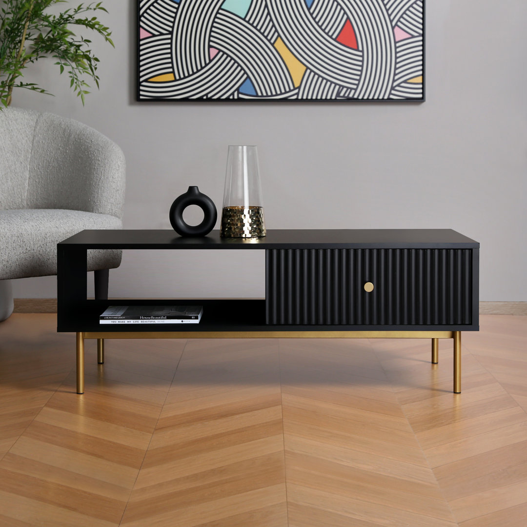 Four Leg Coffee Table with Storage