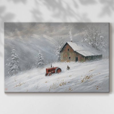 Icicles of Frostlit Serenade-Premium Gallery Wrapped Canvas