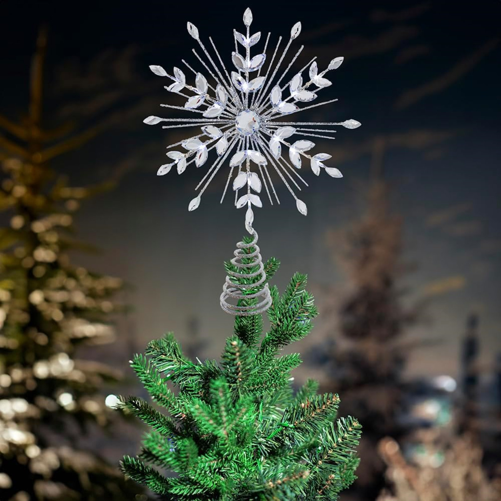 Kurt Adler 10-Light Natural Angel Treetop
