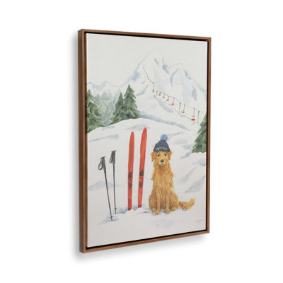 «Apres Ski Dogs» par Jenaya Jackson, reproduction d'art
