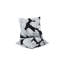 Ensemble de 2 coussins décoratifs imperméables et résistants à la décoloration de 18 po x 18 po pour le jardin, le porche et la piscine, à motif de feuilles noires